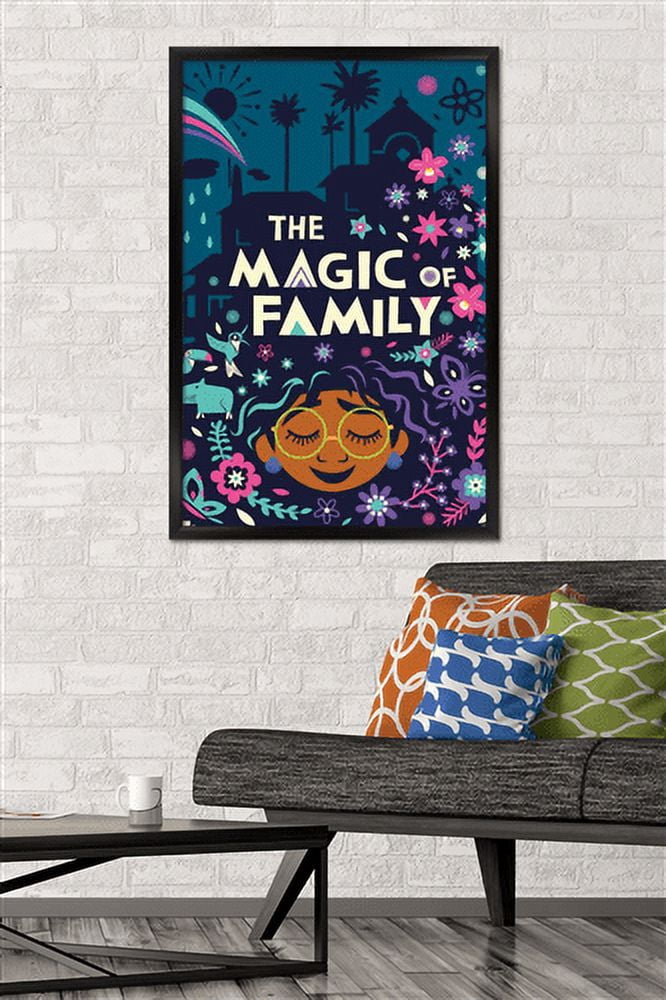 Disney Encanto - Magic Wall Poster, 22.375" x 34", Framed