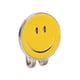 thumbnail image 3 of Clip magnético para sombrero, marcador de bola de aleación, tapas de sonrisa, Clips para cinturón de ala, bolsillo que no se cae, amarillo, 3 of 5