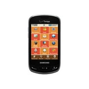 Samsung Brightside - 3G feature phone - microSD slot - LCD display - 240 x 320 pixels - rear camera 3.2 MP - Verizon - metallic black