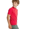 thumbnail image 4 of hengsof Boys' Summer Back To School Short Sleeve Crew Neck T-Shirt Stylish Solid Color Quick Dry Breathable Comfortable Sports Shirt 3-14Y, 4 of 5