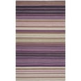 thumbnail image 6 of SAFAVIEH Marbella Xanthia Striped Area Rug, White/Lilac, 2'3" x 4', 6 of 6