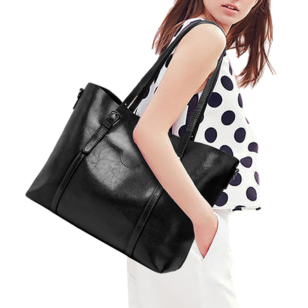 Sexy Dance Tote Bags for Women Vintage Leather Purses and Handbags Ladies Work Office Daily Shoulder Crossbody Bag,Black - image 2 of 5