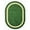 Green, variant on Joy Carpets 3 ft. 10 in. x 5 ft. 4 in. Sharing Circle Oval Area Rug Red