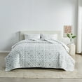 thumbnail image 4 of Floral Printed Reversible Quilted Coverlet Set with Shams, 3-Piece, Full / Queen Size, 4 of 6