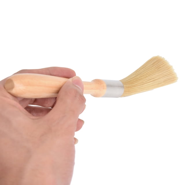 Cepillo para molinillo de café, cepillo de limpieza con mango de madera, cepillo de limpieza de madera, cepillo para máquina de café, artesanía superior