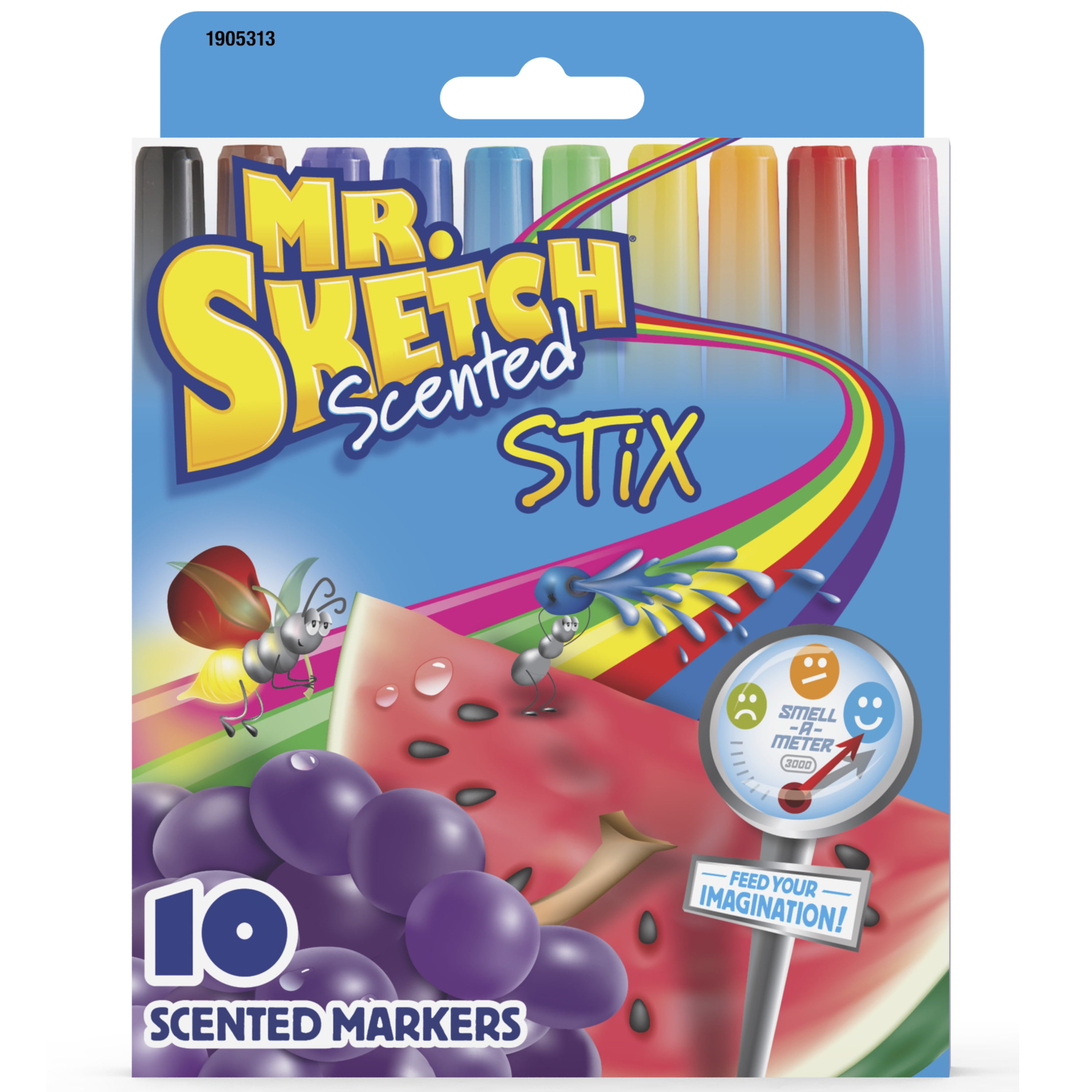 Mr Sketch Scented Washable Markers Chisel Tip Assorted Colors 1924009  Set of 6 