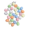 thumbnail image 2 of Visland 20pcs Artificial Bird Eggs Craft for Home Decor Garden Ornaments DIY Easter Decoration Fake Nest Eggs for Wedding Party Decorative Photography Prop Assorted Color, 2 of 6