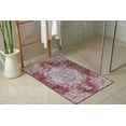thumbnail image 3 of CAMILSON Machine Washable Rug, Distressed Vintage Area Rugs, Stain and Water Resistant, Traditional Bohemian Indoor Carpet (2x3, Rust Red), 3 of 10