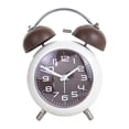 thumbnail image 2 of Alarm Clock, Metal 4 Inch Desk Table Analog Clock Silent with Night Light for Dormitory Home Office Travel Decor Alarm Clock, 2 of 8