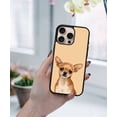 thumbnail image 5 of WIRESTER Shockproof Soft Rubber Cover Case for Apple iPhone 16 Pro Max 6.9" 2024, Fawn Chihuahua Dog On Sunset Background, 5 of 5