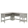 thumbnail image 3 of Sauder Summit Station L-Shaped Home Office Desk with Drawer, Glacier Oak Finish, 3 of 11