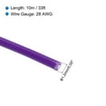 thumbnail image 2 of Uxcell 28AWG Stranded Wire Hookup 10M/33ft Purple Electrical Wire UL1007 Spool, 2 of 6