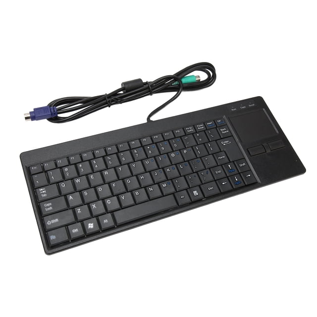 Industrial Keyboard USB Keyboard with Touchpad & X Scissor Foot, Wired Mechanical Keyboard for Industry Control, Food Service, Boat, Manufacturing