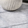 thumbnail image 3 of JONATHAN Y IBIZA 8 x 10 Area Rug, Salines Diamond Trellis - Light Gray, IBZ101C-8, 3 of 10