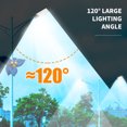 thumbnail image 4 of AC180-240V 100W 96LEDs Street Light avec Support de Montage Connexion Filaire Lampe de Rue IP65 Résistant à l'Eau Extérieur Sécurisé Projecteur LEDs pour Jardin Cour Aire de Jeux, 4 of 8