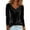 04# Black, variant on Women's Sparkly Velvet Tops Elegant Cowl Neck Long Sleeve Shirts Spring Fall Winter Dressy Casual Blouses,Silver XXL