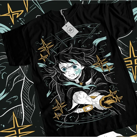 Muichiro Tokito T-shirt Kimetsu No Yaiba Demon Size S - 5XL Gift For Friends