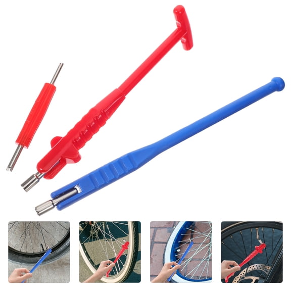 Milisten 3Pcs Tire Valve Stem Tools Portable Valve Core Removal Tool for Repair