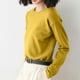 thumbnail image 5 of Camisas para mujer,Blusa de punto de color liso para mujer, manga larga, cuello redondo, material acrílico, top informal de moda para uso doméstico y diario, sopatenor, 5 of 9