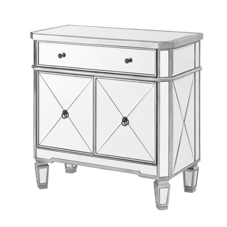 Powell Mirrored Console, Silver