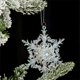 thumbnail image 4 of Adorno navideño acrílico con colgante de cristal de hielo | Decoración navideña colgante | Plástico transparente | Decoración navideña para el hogar, 4 of 6