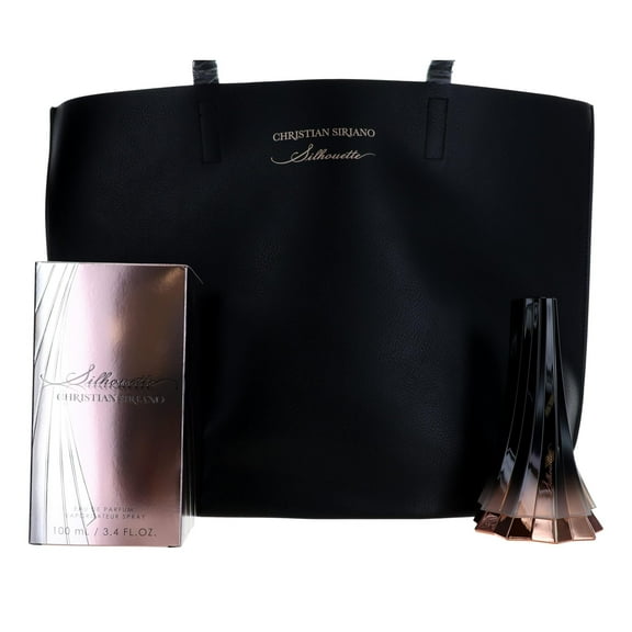 Christian Siriano Silhouette , 2 Pc Gift Set 3.4oz EDP Spray, Signature Shoulder Bag