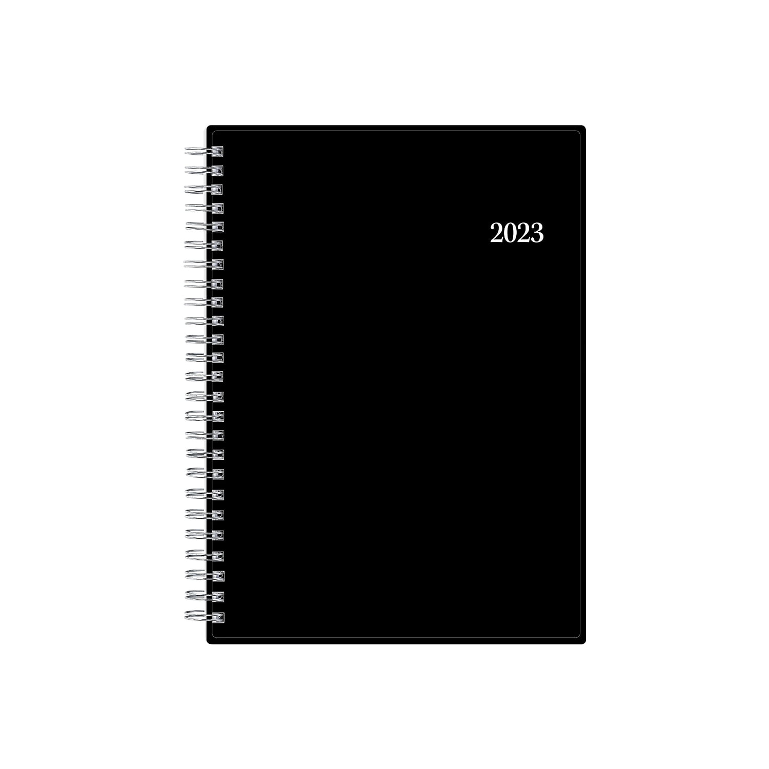 2023 Blue Sky 5.88"" x 8.63"" Weekly & Monthly Planner Black (13179323)
