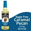Syruvia Caramel Pecan Sugar Free Coffee Syrup No-Calorie Coffee Sauce for Coffee, Lattes, Shakes, Smoothies, Desserts, 25.4 Fl. Oz