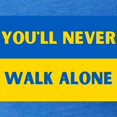 thumbnail image 3 of CafePress - You'Ll Never Walk Alone Pro Ukraine T Shirt - Mens Football Shirt, 3 of 4