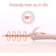 thumbnail image 3 of 9mm Stick LCD Thin Curling Iron Ceramic Barrel Curler Temperature Adjustable, 3 of 5