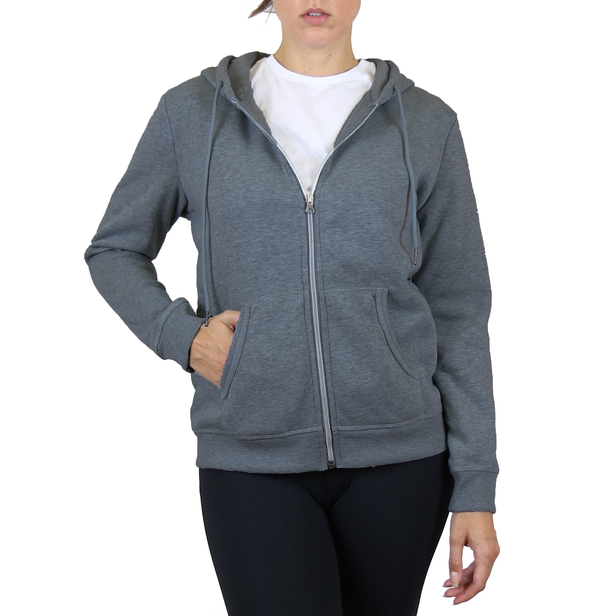 GBH Women's Fleece-Lined Zip Hoodie (S-3XL) - Walmart.com