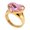 JDR0311106 PK 7, variant on Romance Love Heart Couple Rings With Crystals Elegant Stainless Steel Jewelry For Women And Men