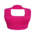 thumbnail image 3 of Haut Tube Tricoté à Col Halter pour Femmes Été Sans Manches Crop Top Ajusté Dos Nu, 3 of 6