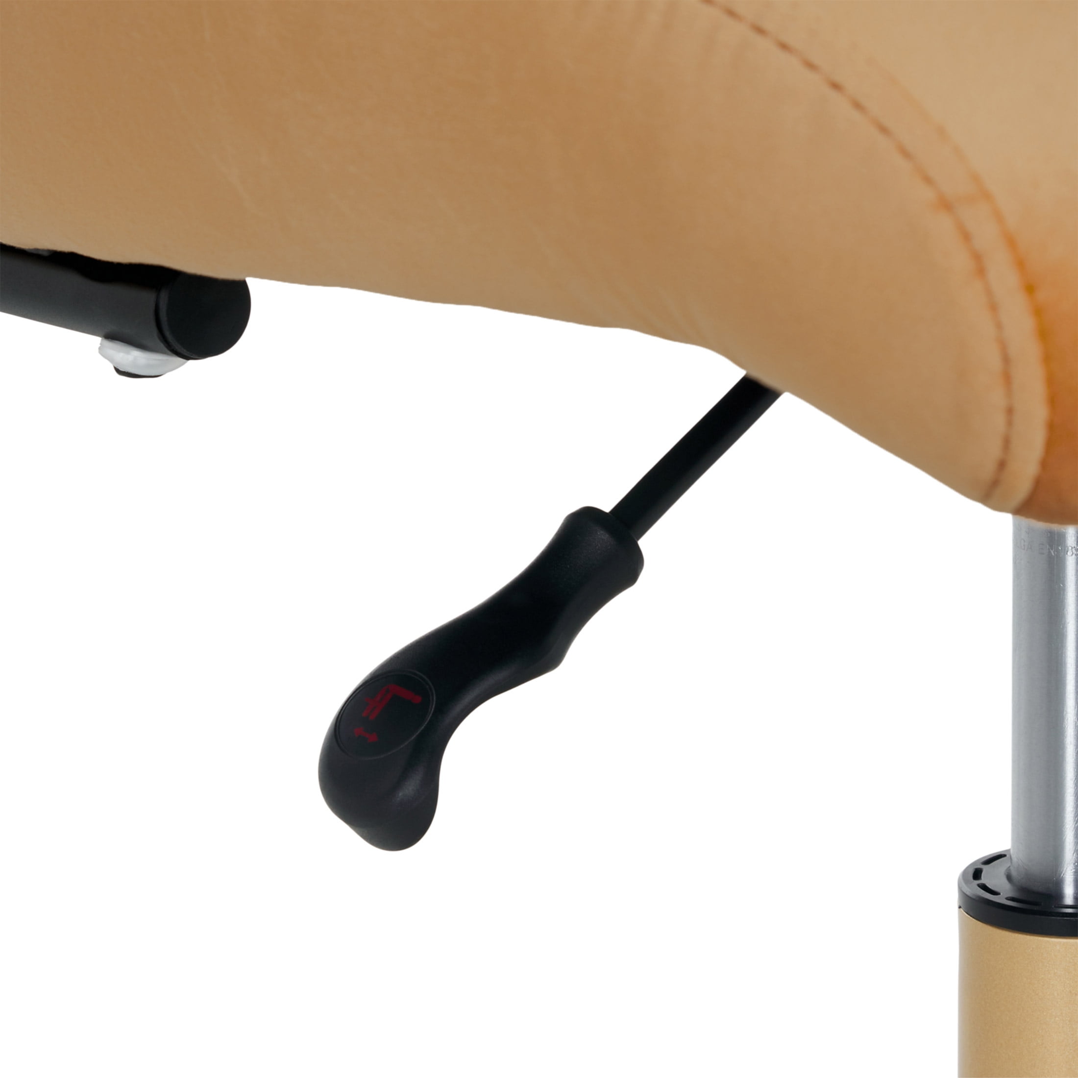 Mainstays Plush Velvet Office Chair, Dusty Gold