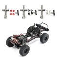 thumbnail image 1 of VONKY Adaptateur de Montage Hexagonal de Roue Forte pour 1/24 ECX Barrage Crawler RC Accessoires de Voiture Argent, 1 of 6