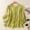 #123-Green, variant on TaTaai Womens Polka Dot 3/4 Sleeve Button Down Blouse Round Neck Pleated Linen Like Loose Fit Casual Top for Daily Office Summer Gift
