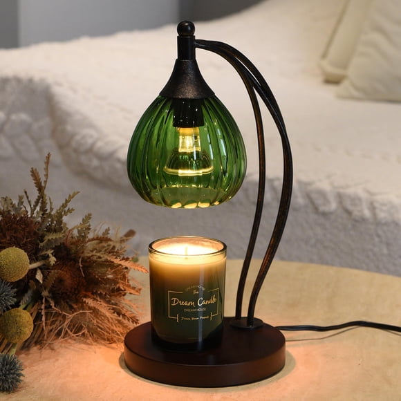 Lámpara calentadora de velas GOODBUY con temporizador, atenuador, 33 x 15 cm