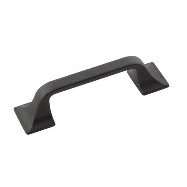 Hickory Hardware H076700-BI 3 Po Centre à Centre Forge Pull&44; Fer Noir