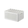 thumbnail image 4 of <p>Cloth Drawer Storage Organizer Boxes, Divided Closet Storage Bin Rugged Space Saving Pure White  For Bedroom Wardrobe</p>, 4 of 7