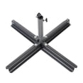thumbnail image 1 of S SERENABLE Base de Parasol Croisée Pliable pour Extérieur Jardin Plage, 1 of 9