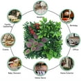 thumbnail image 4 of 3/2/1pcs Artificial Plant Wall Panels Topiary Hedge Plant Privacy Hedge Screen UV Protected Decor Faux Greenery Wall for Outdoor & Indoor Garden Fence Backyard, 4 of 6