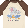 thumbnail image 4 of Inktastic I Love My Aunt Elephant Family Boys or Girls Long Sleeve Baby Bodysuit, 4 of 5