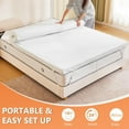 thumbnail image 3 of Nextay Full Size Memory Foam Mattress Topper with Cooling Cover, 2 Inch Firm & Supportive Bed Topper for Back Pain Relief, CertiPUR US Certified, 3 of 8