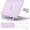 Light Purple, variant on MOSISO Compatible with MacBook Pro 13 inch Case M2 2025-2016 A2338 M1 A2251 A2289 A2159 A1989 A1708 A1706, Heavy Duty Plastic Hard Case with Kickstand&Keyboard Skin&Screen Film&Type C