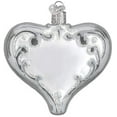 thumbnail image 2 of Old World Christmas 25TH Anniversary Heart Ornament, Silver, 2 of 4
