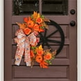 thumbnail image 1 of BKER Couronne de Porte de l'Action de Grâce Couronne d'Automne Couronne de Porte d'Entrée Couronne de Porte pour Toute l'Année Couronne de Porte de Noël Couronne de Porte Moderne Couronne de Porte d'Automne pour l'Extérieur Personnaliser, 1 of 5
