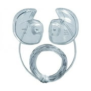 Doc's ProPlugs - Preformed Vented Earplugs (pair) Clear With Leash - SM-MD