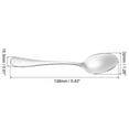 thumbnail image 2 of ECOCASALIVING Metal Spoons 5.4" 410 Stainless Steel Spoon for Home Kitchen Restaurant 3 Pack, 2 of 6