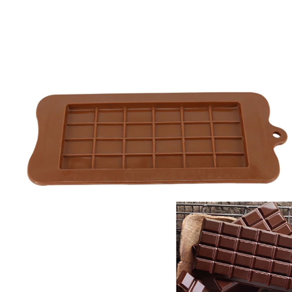Square Chocolate Mold Bar Block Ice Silicone Cake Candy P8P8 Bake V7N7 