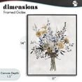 thumbnail image 4 of Stupell Industries Traditional Delicate Botanicals Bushel Black Framed Giclee Art, 11 x 14, by Carol Robinson, 4 of 8
